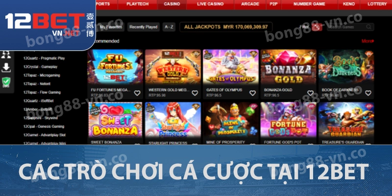 12BET - Nơi Giải Trí Trực Tuyến Xứng Đáng Trải Nghiệm Nhất 3 Sản phẩm cá cược tại 12BET