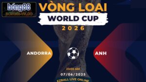Andorra vs Anh - Soi Kèo Trận Đấu Vào 23h00 Ngày 7/6